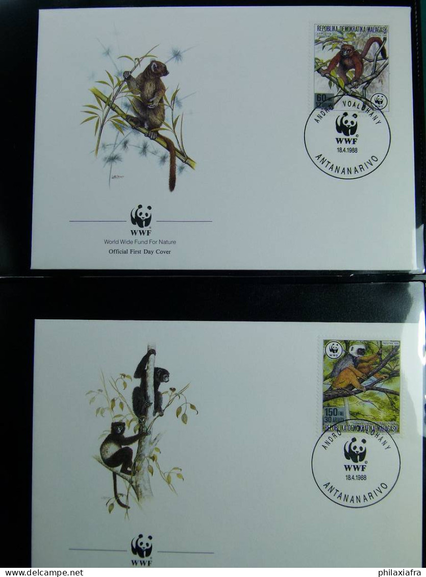 Collection WWF Timbres Neufs ** Enveloppes De Malgache Vietnam Comores - Autres & Non Classés