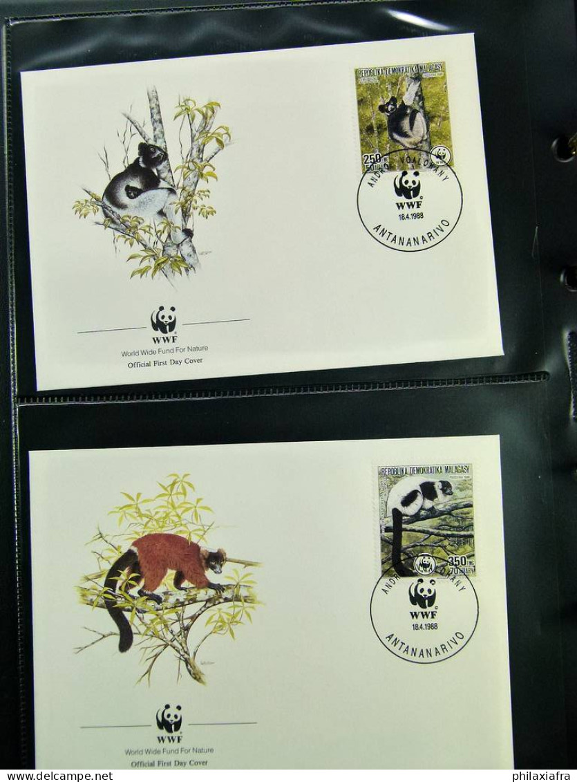 Collection WWF Timbres Neufs ** Enveloppes De Malgache Vietnam Comores - Other & Unclassified