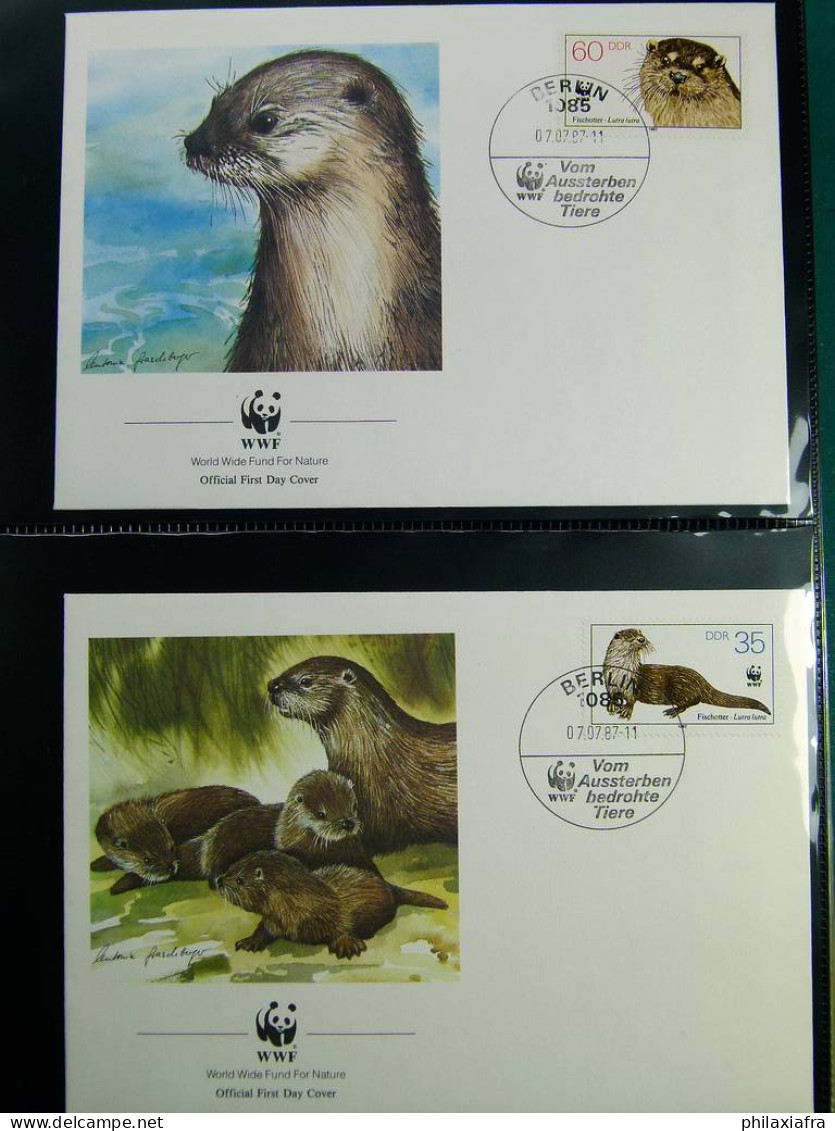 Collection WWF timbres neufs ** enveloppes de Malgache Vietnam Comores