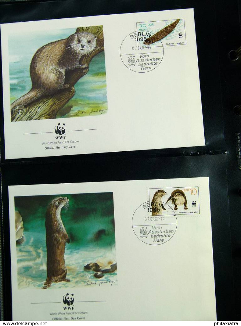 Collection WWF timbres neufs ** enveloppes de Malgache Vietnam Comores