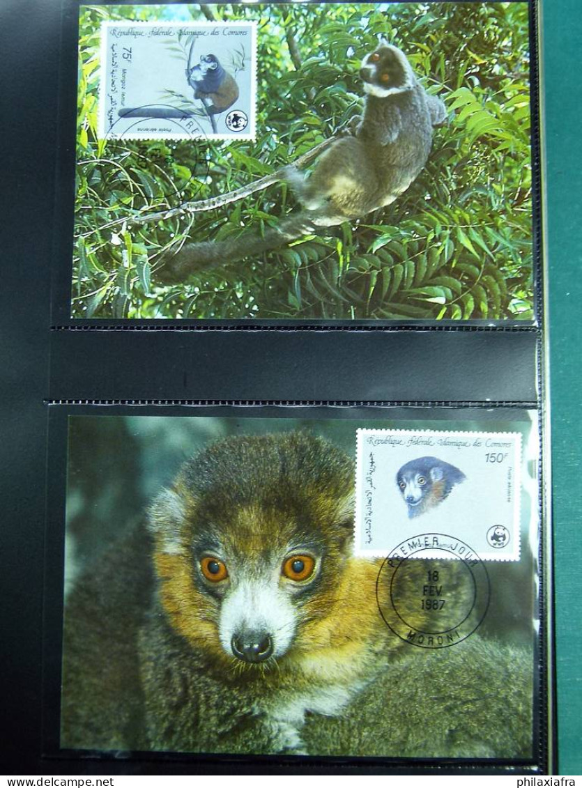 Collection WWF timbres neufs ** enveloppes de Malgache Vietnam Comores