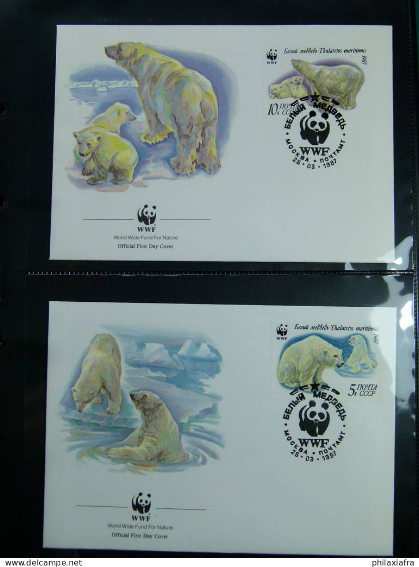 Collection WWF timbres neufs ** enveloppes de Malgache Vietnam Comores