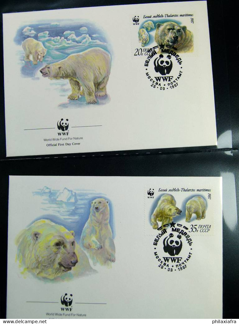 Collection WWF timbres neufs ** enveloppes de Malgache Vietnam Comores