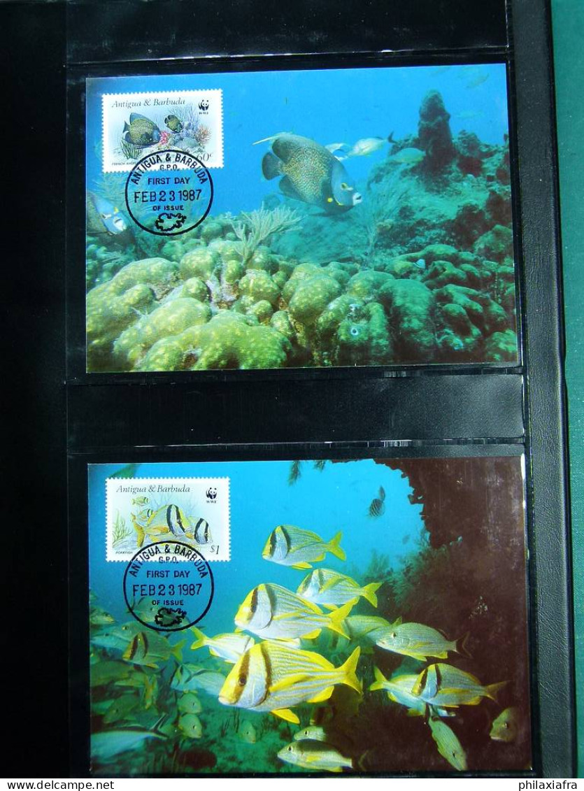 Collection WWF timbres neufs ** enveloppes de Malgache Vietnam Comores