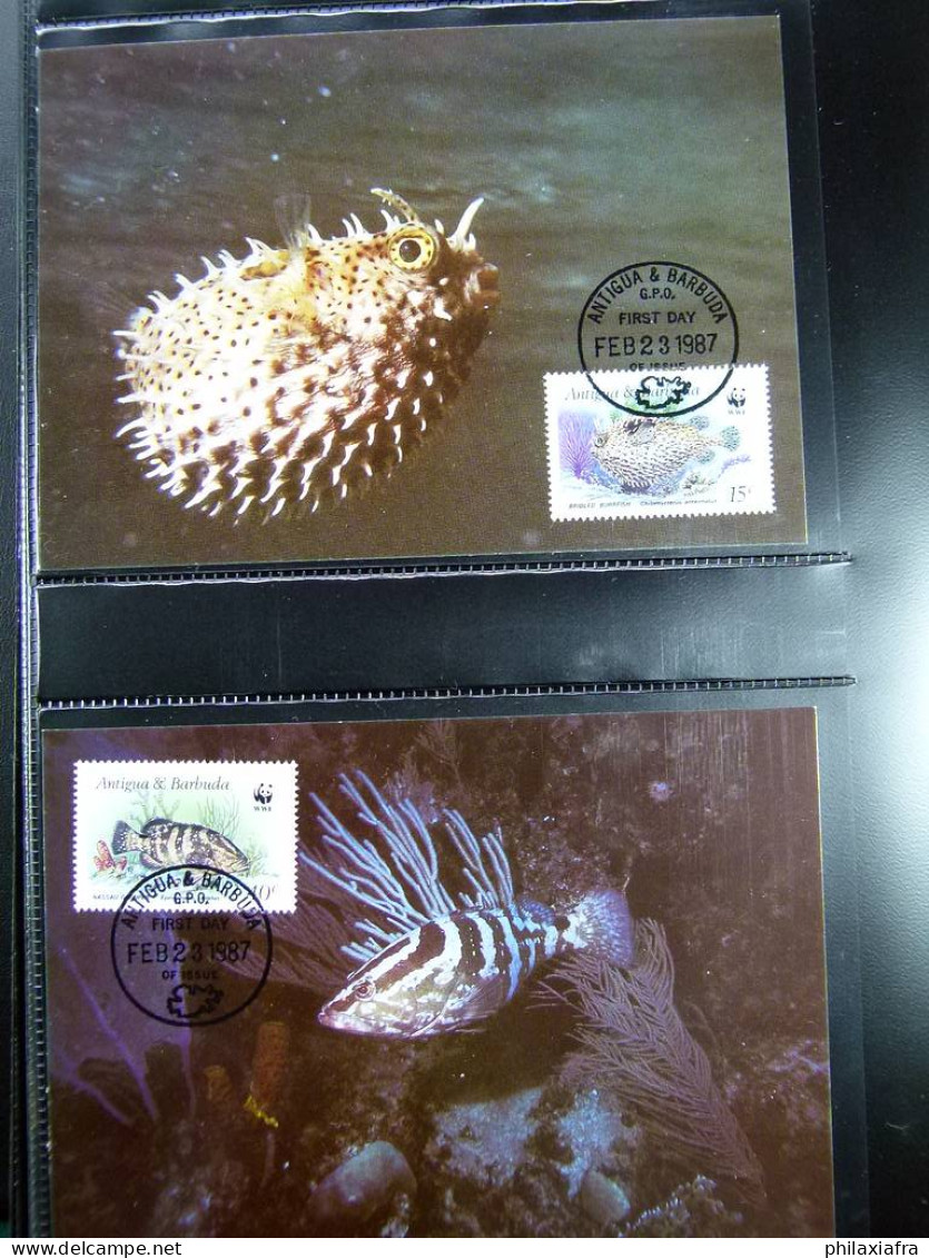 Collection WWF timbres neufs ** enveloppes de Malgache Vietnam Comores