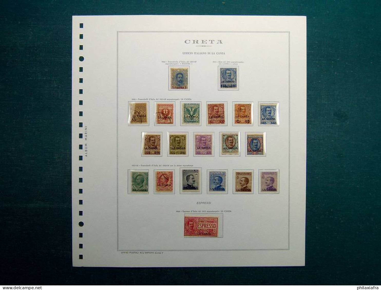 Collection Des Bureaux De Poste à L'étranger La Canée Timbres Neufs * Oblitérés - Collections
