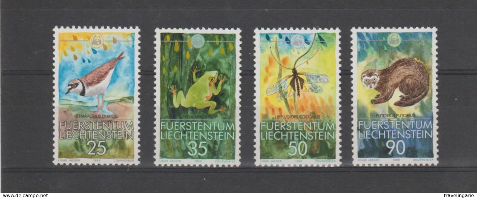 Liechtenstein 1989 WWF Nature Protection ** MNH - Unused Stamps