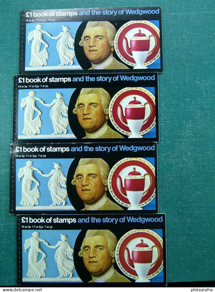 1972 Angleterre, Carnet Wedgwood, Stock De 10, SG DX1. - Sammlungen