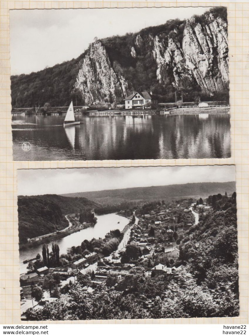 8AK4331 WEPION / MEUSE VUE PANORAMIQUE ROCHERS DU NEVIAU Lot De 2 Cartes  2 SCANS - Namur