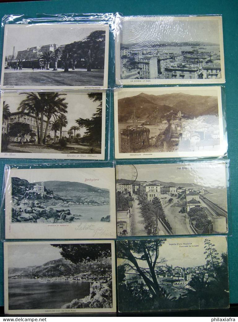 Lot Italie  45 Cartes Postales De Ligurie, Voyagé Et Pas, Du Début Du 900 - 5 - 99 Postcards