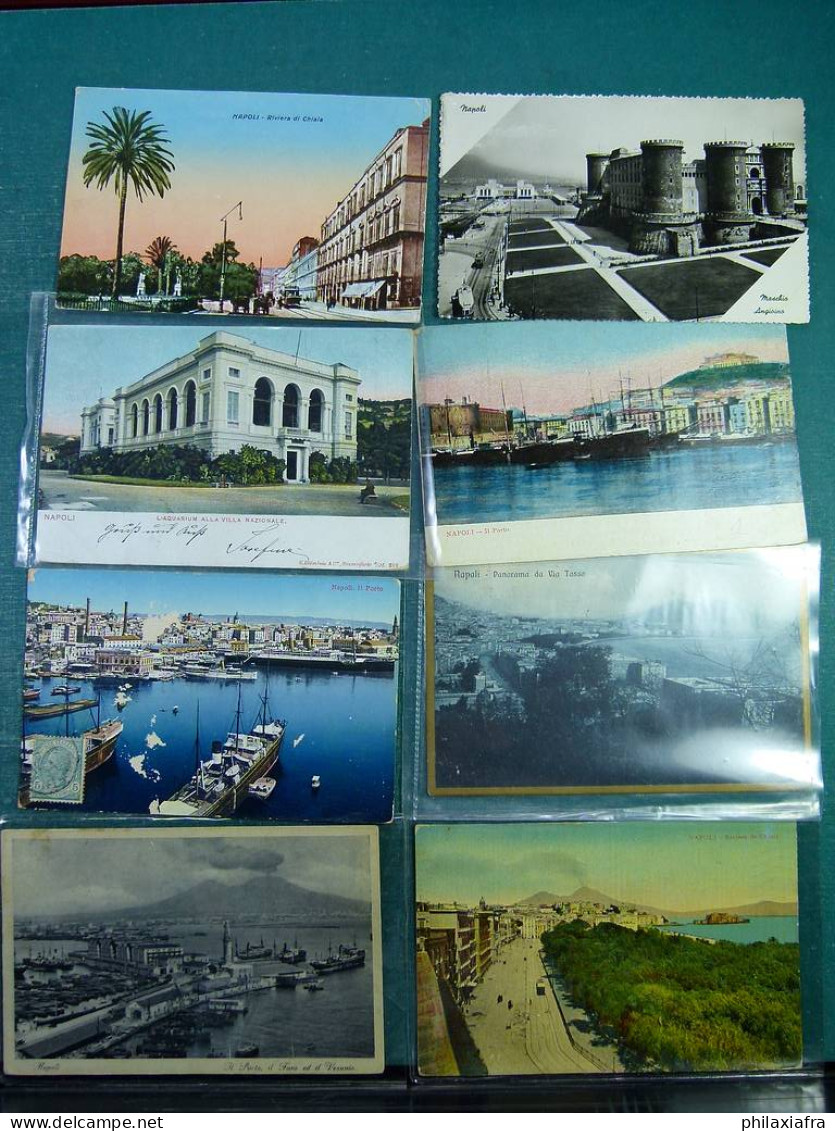 Lot Italie 35 Cartes Postales De Naples, Voyagé Et Pas Voyagé, Du Début 900s - Nápoles