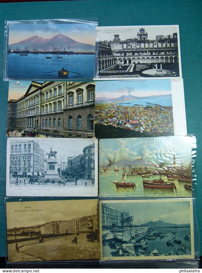 Lot Italie 35 Cartes Postales De Naples, Voyagé Et Pas Voyagé, Du Début 900s - Nápoles