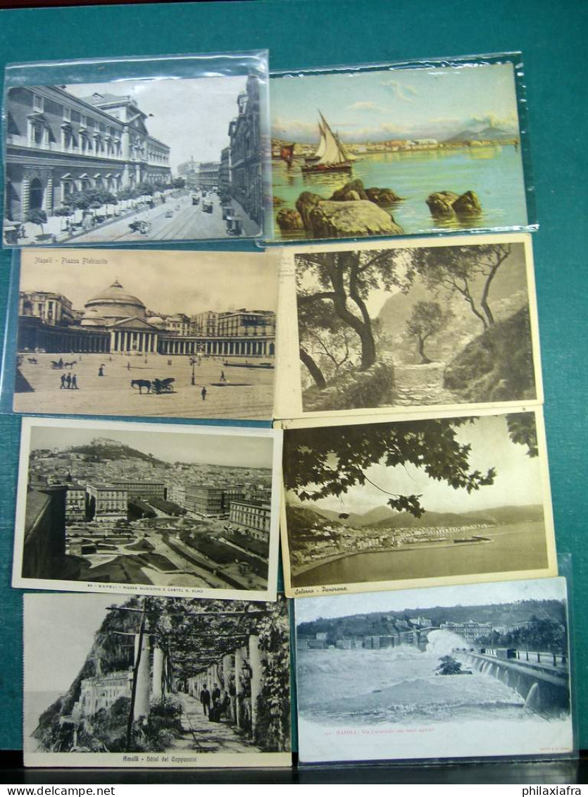 Lot Italie 35 Cartes Postales De Naples, Voyagé Et Pas Voyagé, Du Début 900s - Naples