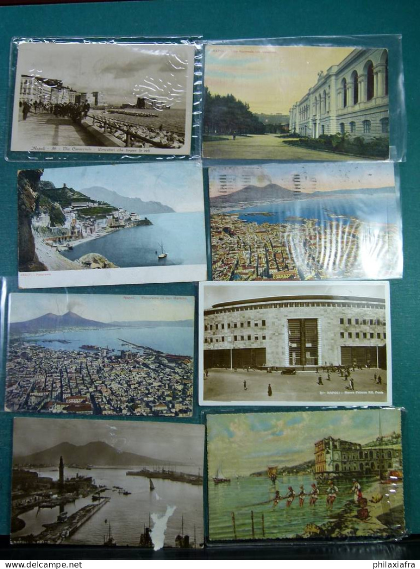 Lot Italie 35 Cartes Postales De Naples, Voyagé Et Pas Voyagé, Du Début 900s - Nápoles