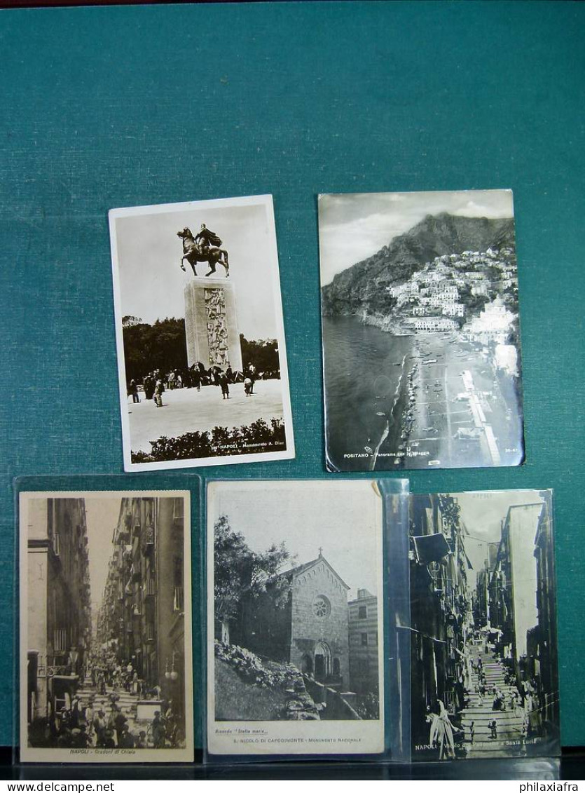 Lot Italie 35 Cartes Postales De Naples, Voyagé Et Pas Voyagé, Du Début 900s - Naples
