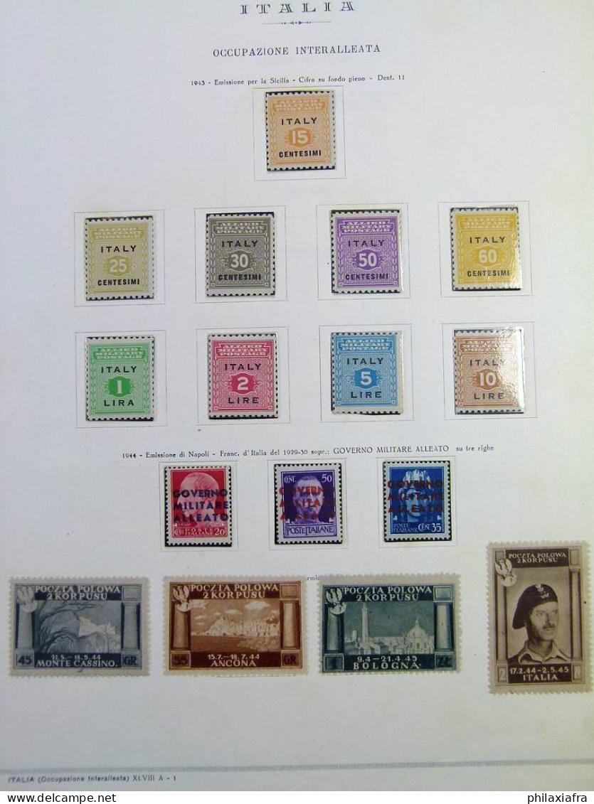 Collection Italie Occupations Albanie Corfou Timbres Neufs* Aussi Cpl Sèries CV - Lotti E Collezioni