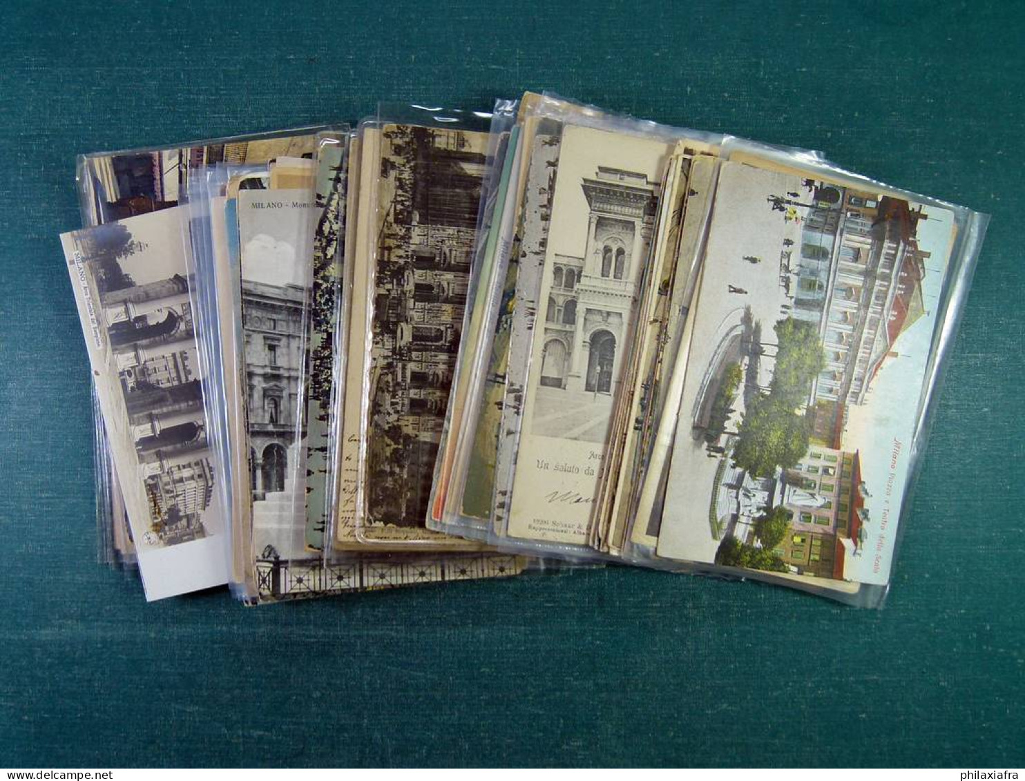Lot Italie 70 Cartes Postales De Milan, Voyagé Et Non, Du Début 1900. - 5 - 99 Postcards