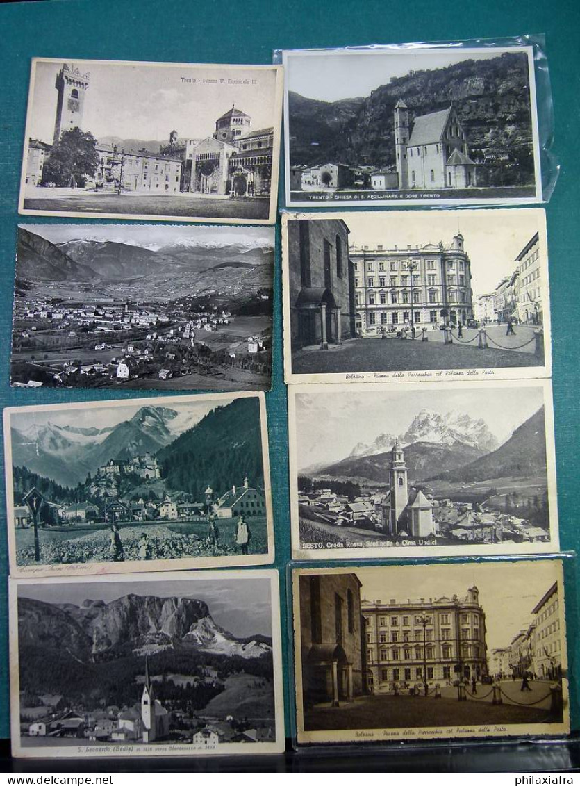 Lot Italie 80 cartes postales du Trentin-Haut-Adige voyagé et pas debut 900