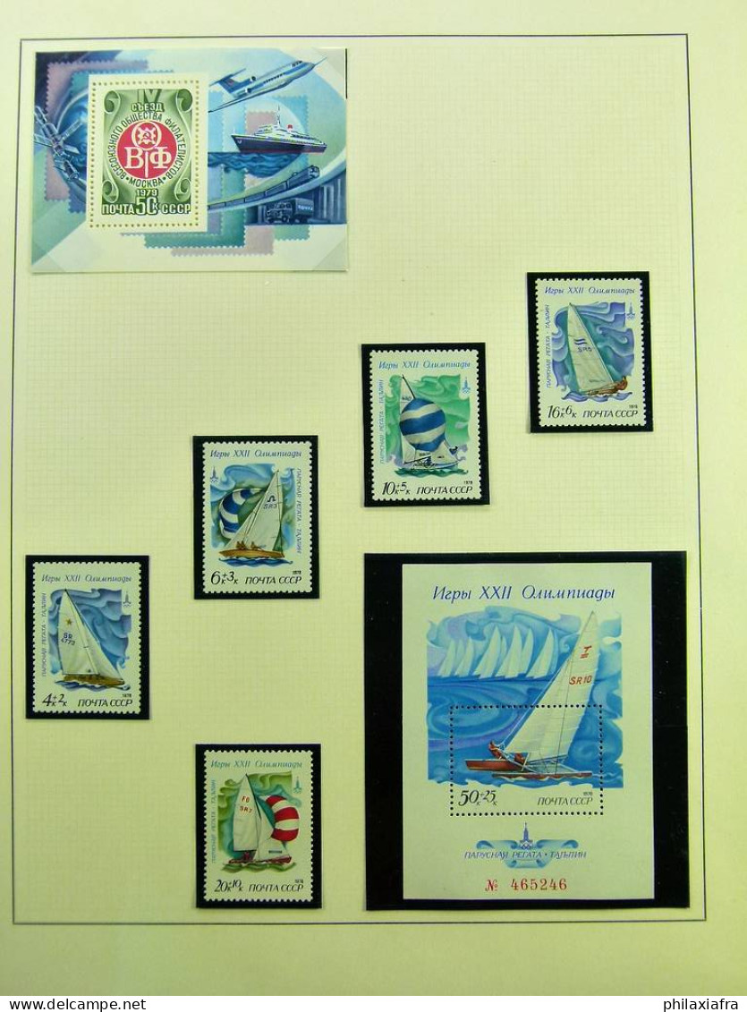 Collection thème navires album timbres neufs*/** oblitéré de l'Union soviétique