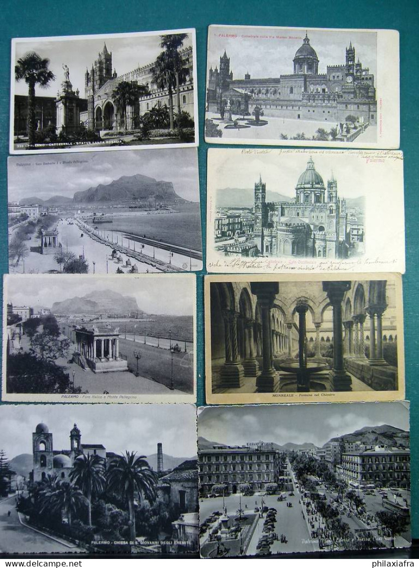 Lot Italie 100 Cartes Postales, Voyagé  Et Pas, Du Début Des Années 900. - Collections