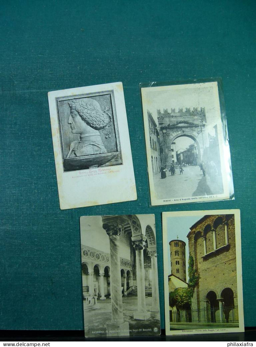 Lot Italie 100 cartes postales, voyagé  et pas, du début des années 900.