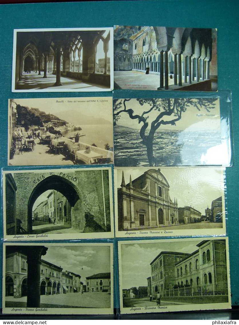 Lot, Italie 100 cartes postales voyagé et pas voyagé de début des années 900