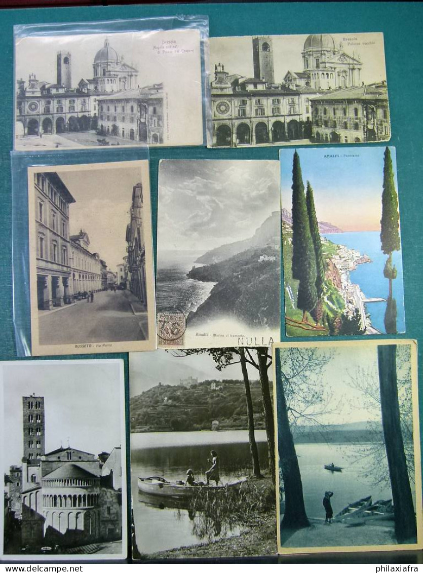 Lot, Italie 100 cartes postales voyagé et pas voyagé de début des années 900