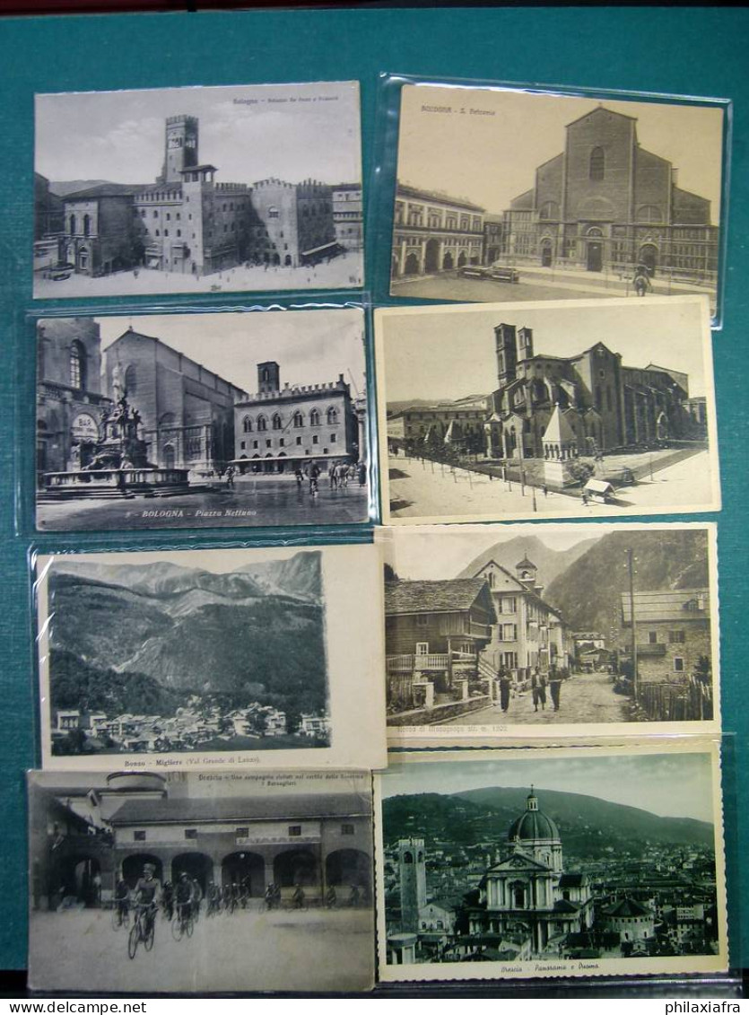 Lot, Italie 100 cartes postales voyagé et pas voyagé de début des années 900