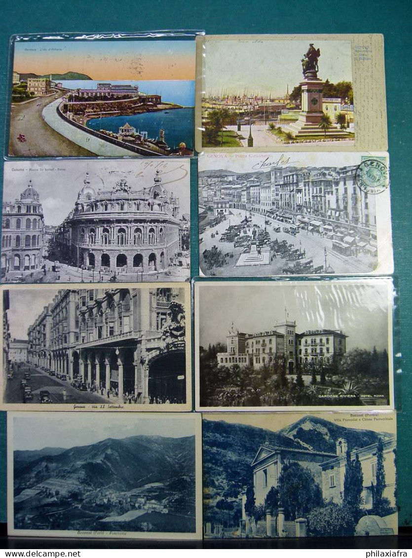 Lot Italie 100 Cartes Postales, Voyagè Et Non Voyagè, Du Début Des 900 - Collections