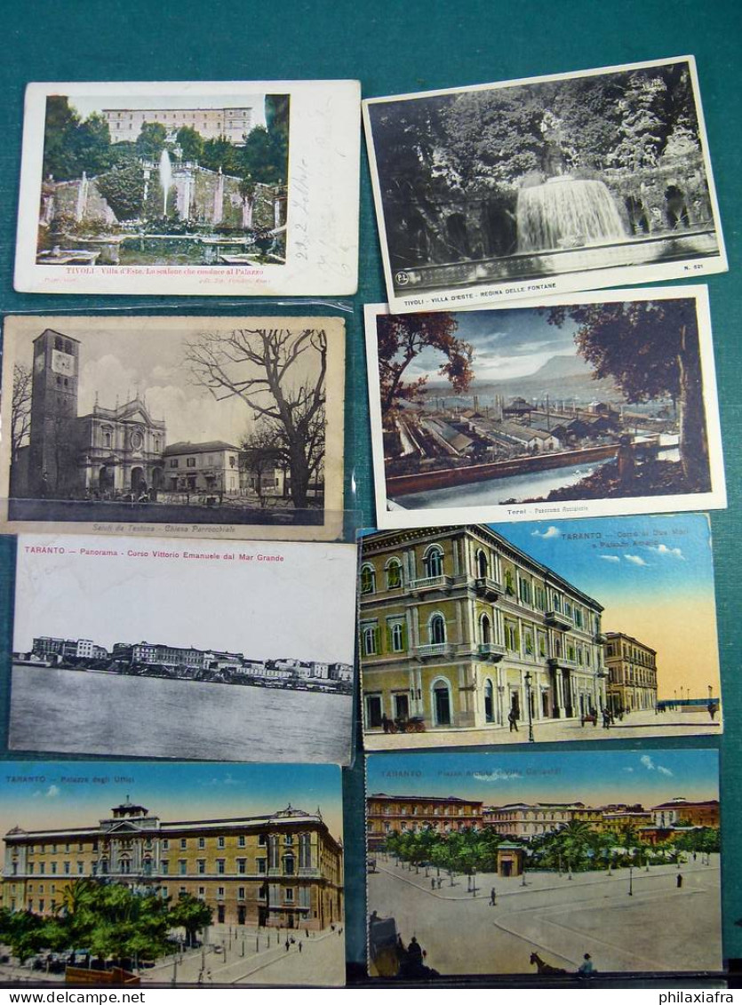 Lot Italie 100 cartes postales voyagé et pas voyagé du début des 900