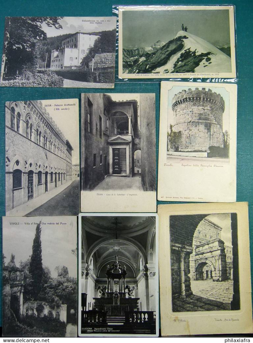 Lot Italie 100 cartes postales voyagé et pas voyagé du début des 900