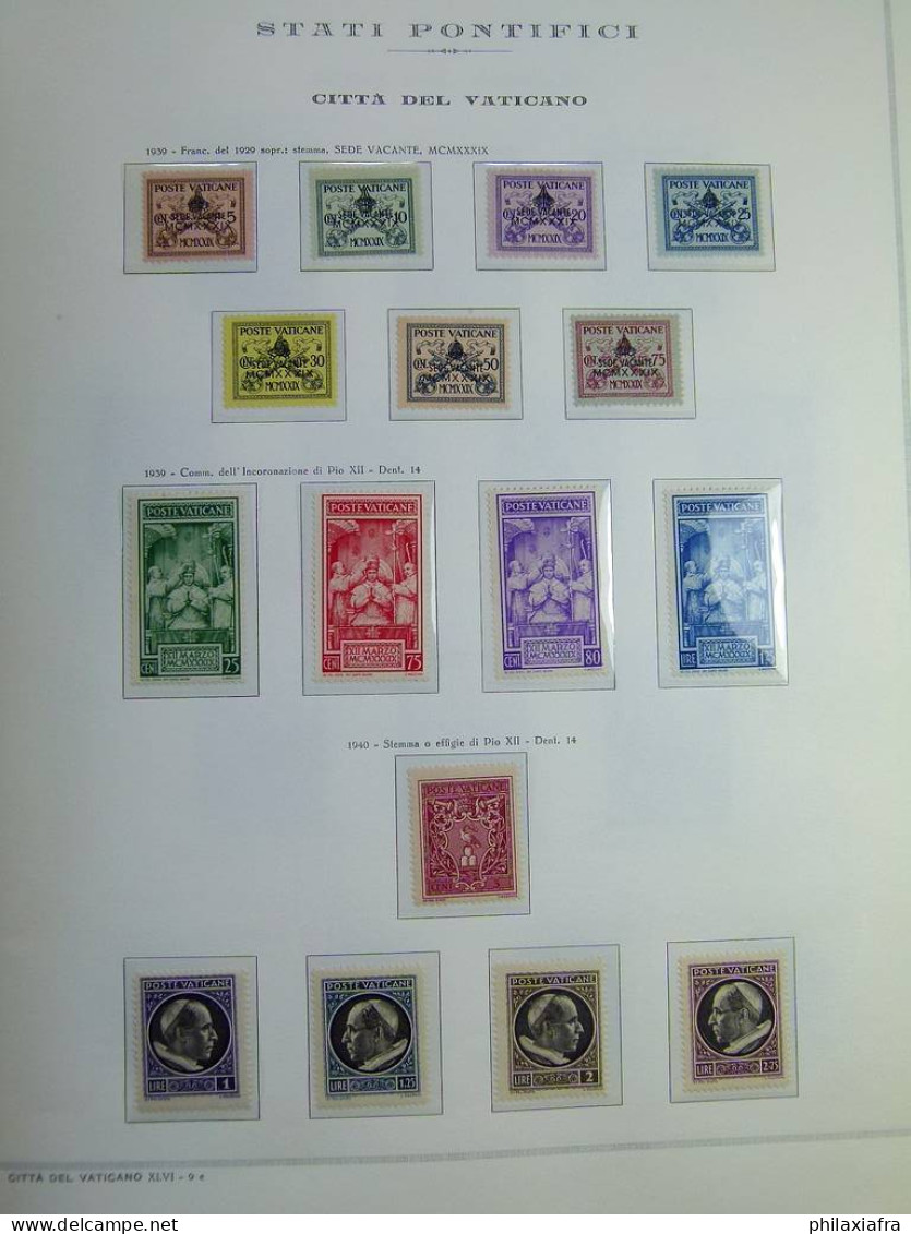 Collection Vatican, album, de 1931 à 1963, timbres, neufs **  aussi séries cpl