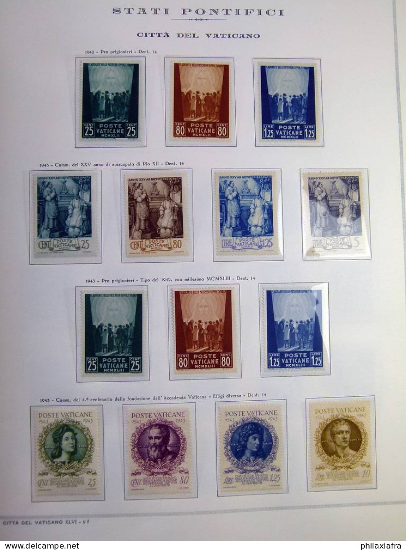 Collection Vatican, album, de 1931 à 1963, timbres, neufs **  aussi séries cpl