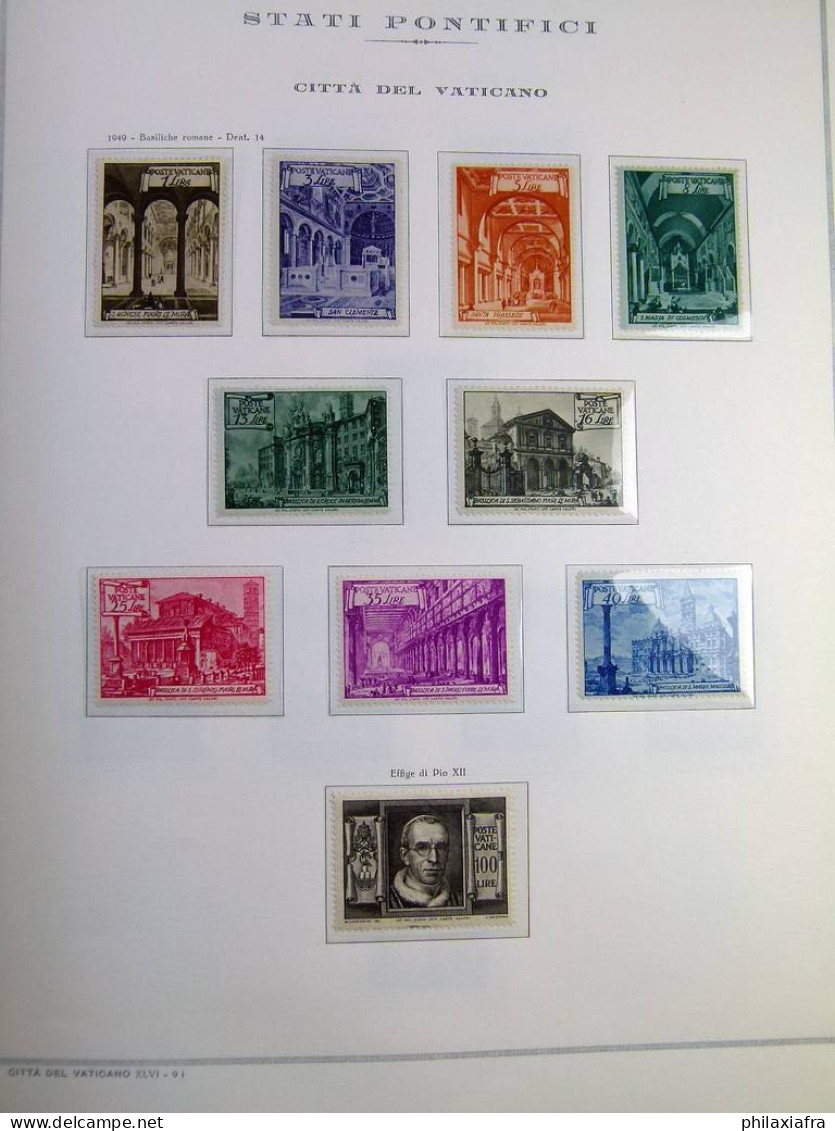 Collection Vatican, album, de 1931 à 1963, timbres, neufs **  aussi séries cpl