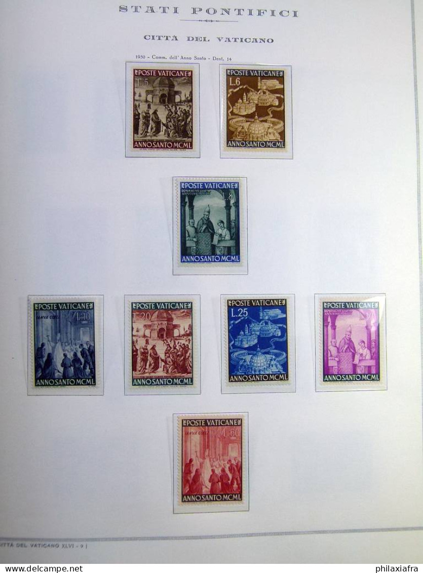 Collection Vatican, album, de 1931 à 1963, timbres, neufs **  aussi séries cpl