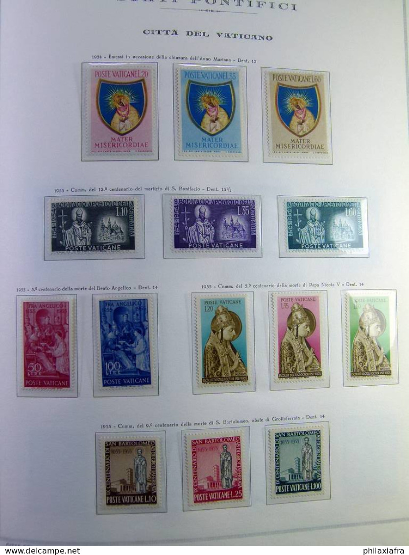 Collection Vatican, album, de 1931 à 1963, timbres, neufs **  aussi séries cpl