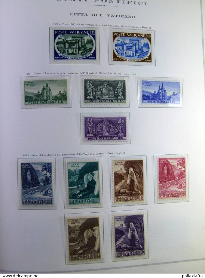 Collection Vatican, album, de 1931 à 1963, timbres, neufs **  aussi séries cpl