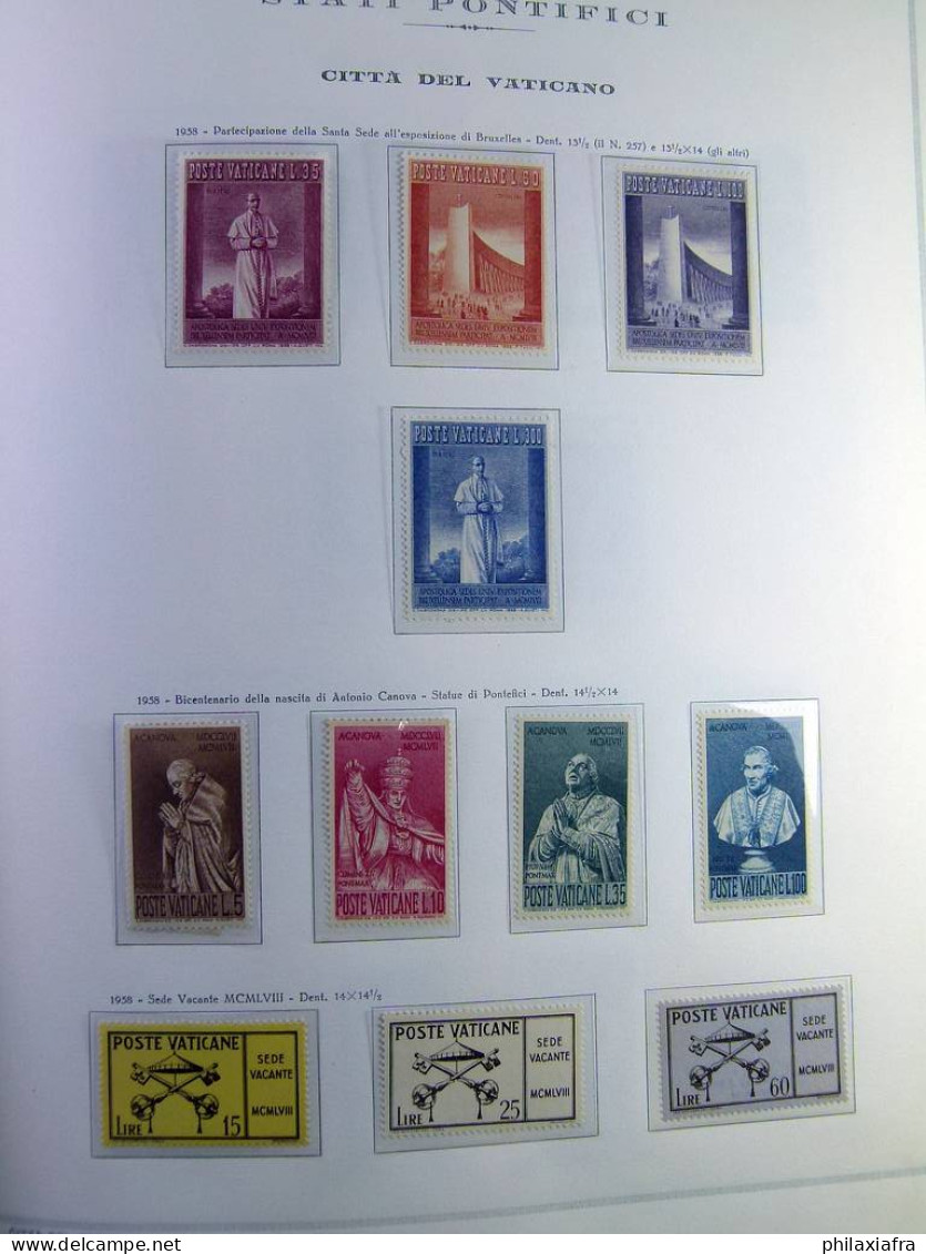 Collection Vatican, album, de 1931 à 1963, timbres, neufs **  aussi séries cpl