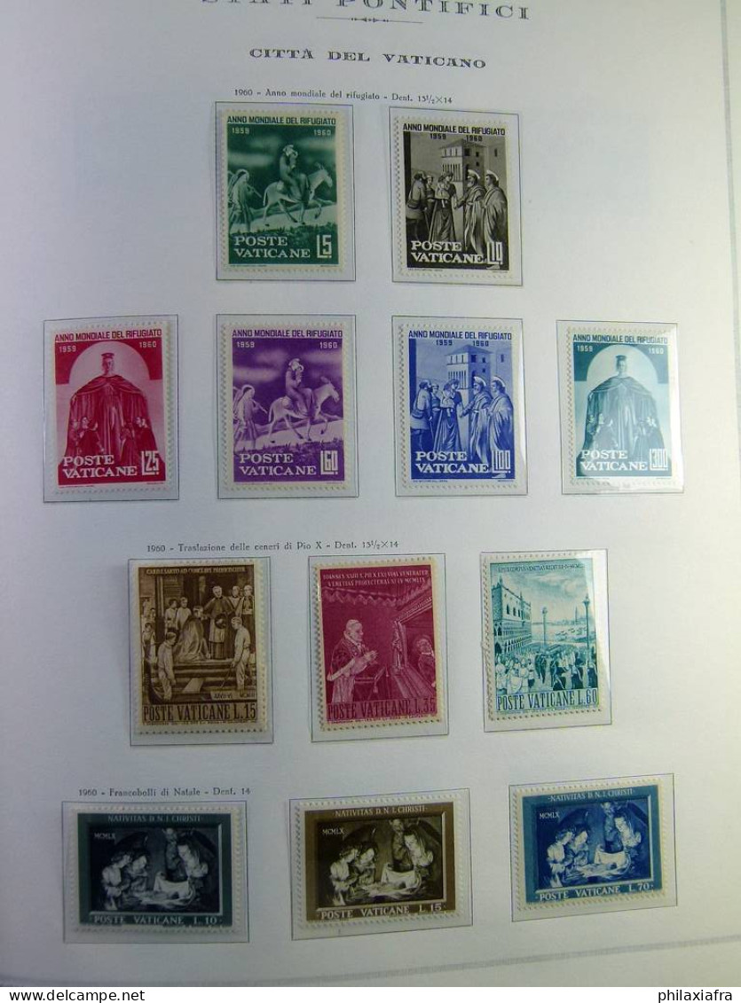 Collection Vatican, album, de 1931 à 1963, timbres, neufs **  aussi séries cpl