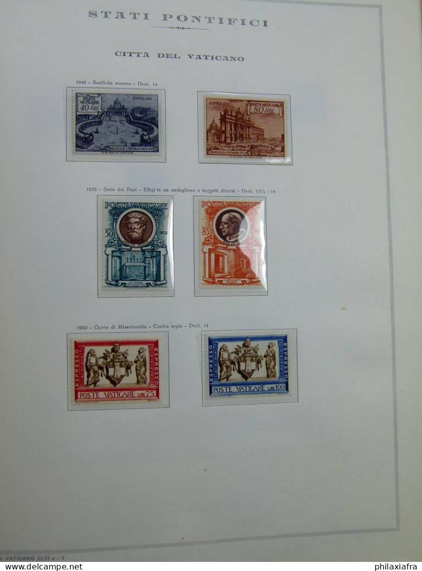 Collection Vatican, album, de 1931 à 1963, timbres, neufs **  aussi séries cpl