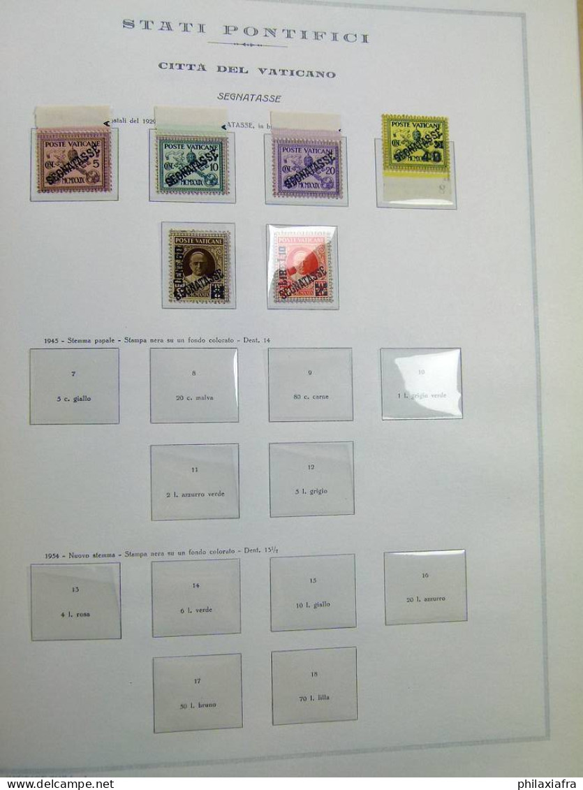 Collection Vatican, album, de 1931 à 1963, timbres, neufs **  aussi séries cpl