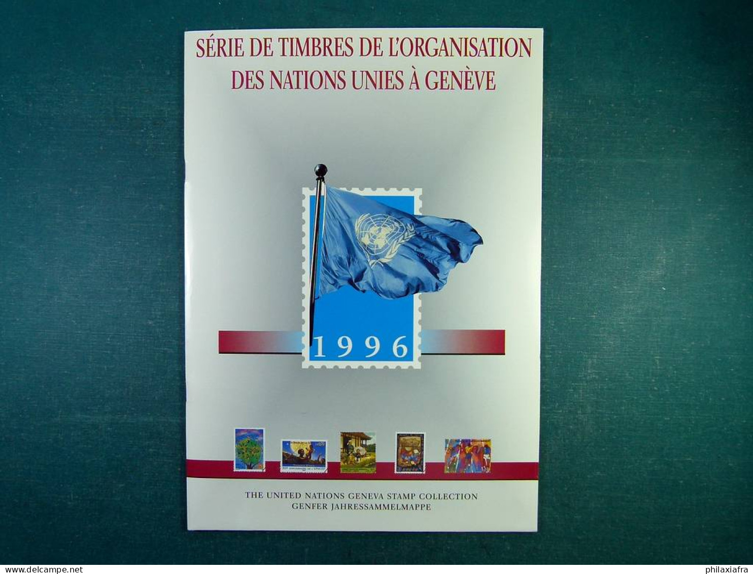 Collection ONU Genève, 1996, Sur Dossier, Avec Timbres, Neufs **  - UNO