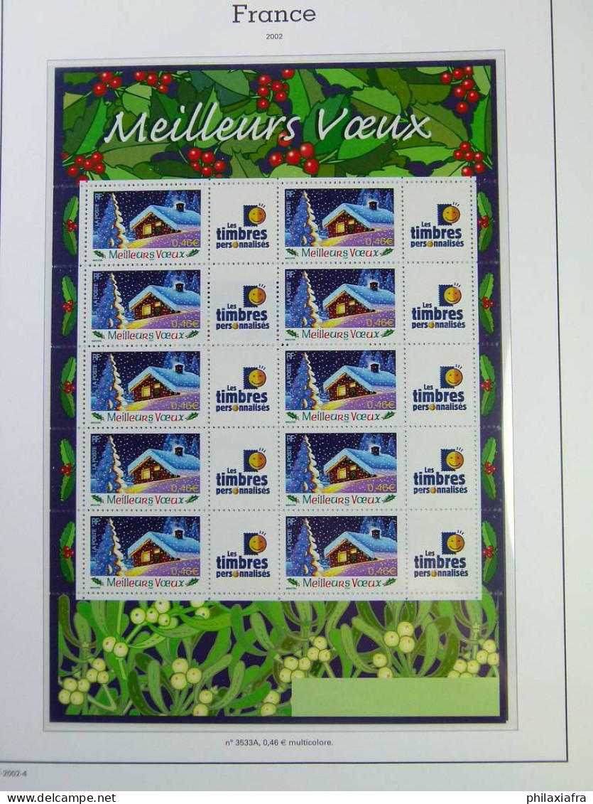 Collection France, 2000-04, timbres vignettes personnalisées et minifeuilles**