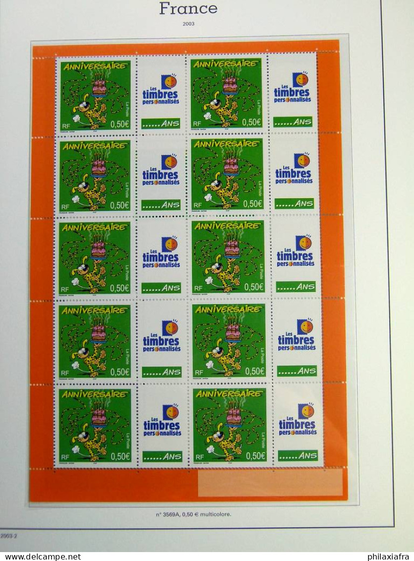 Collection France, 2000-04, timbres vignettes personnalisées et minifeuilles**