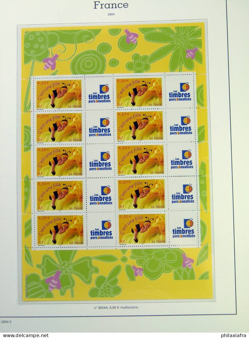 Collection France, 2000-04, timbres vignettes personnalisées et minifeuilles**