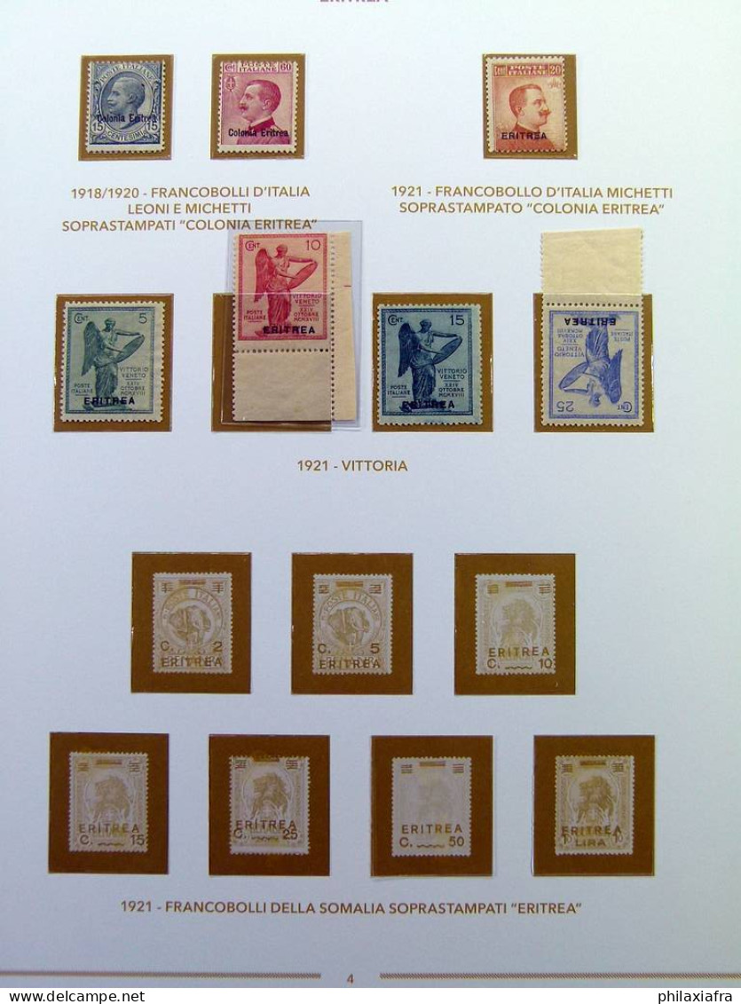 Collection Érythrée Album Timbres Neufs** Serié Cpl, Très Haute CV - Collections