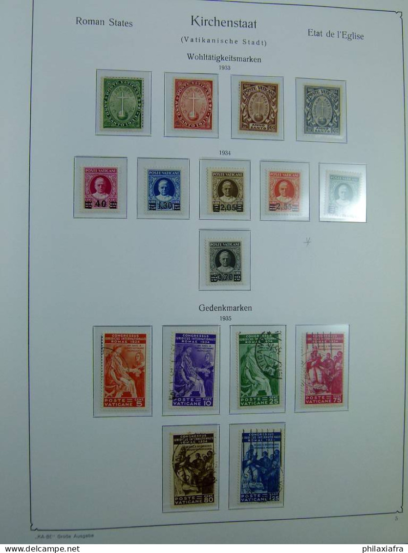 Collection Vatican Album 1929-67, Timbres, Neufs */** Et Oblitéré Séries Cpl CV - Collections