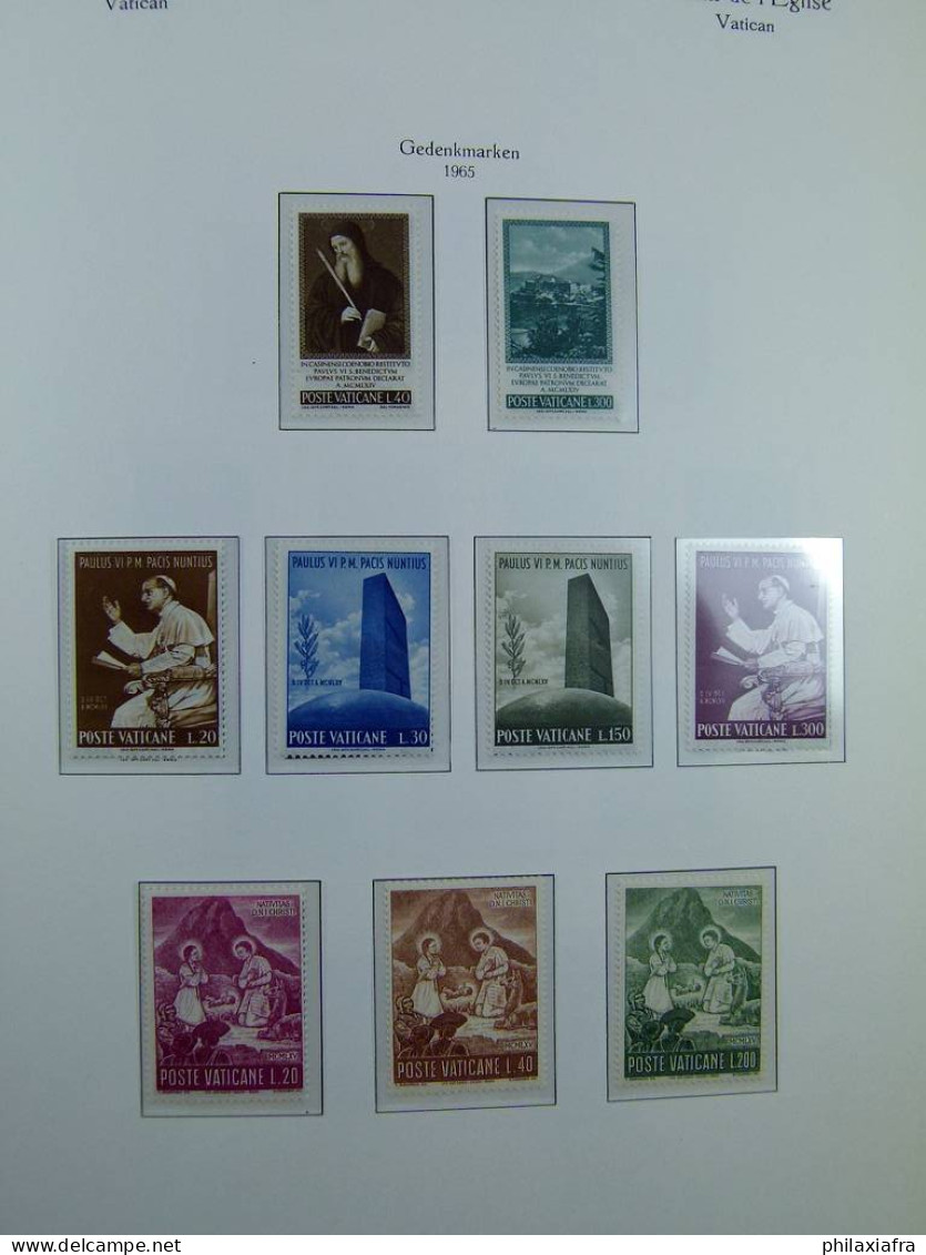 Collection Vatican album 1929-67, timbres, neufs */** et oblitéré séries cpl CV