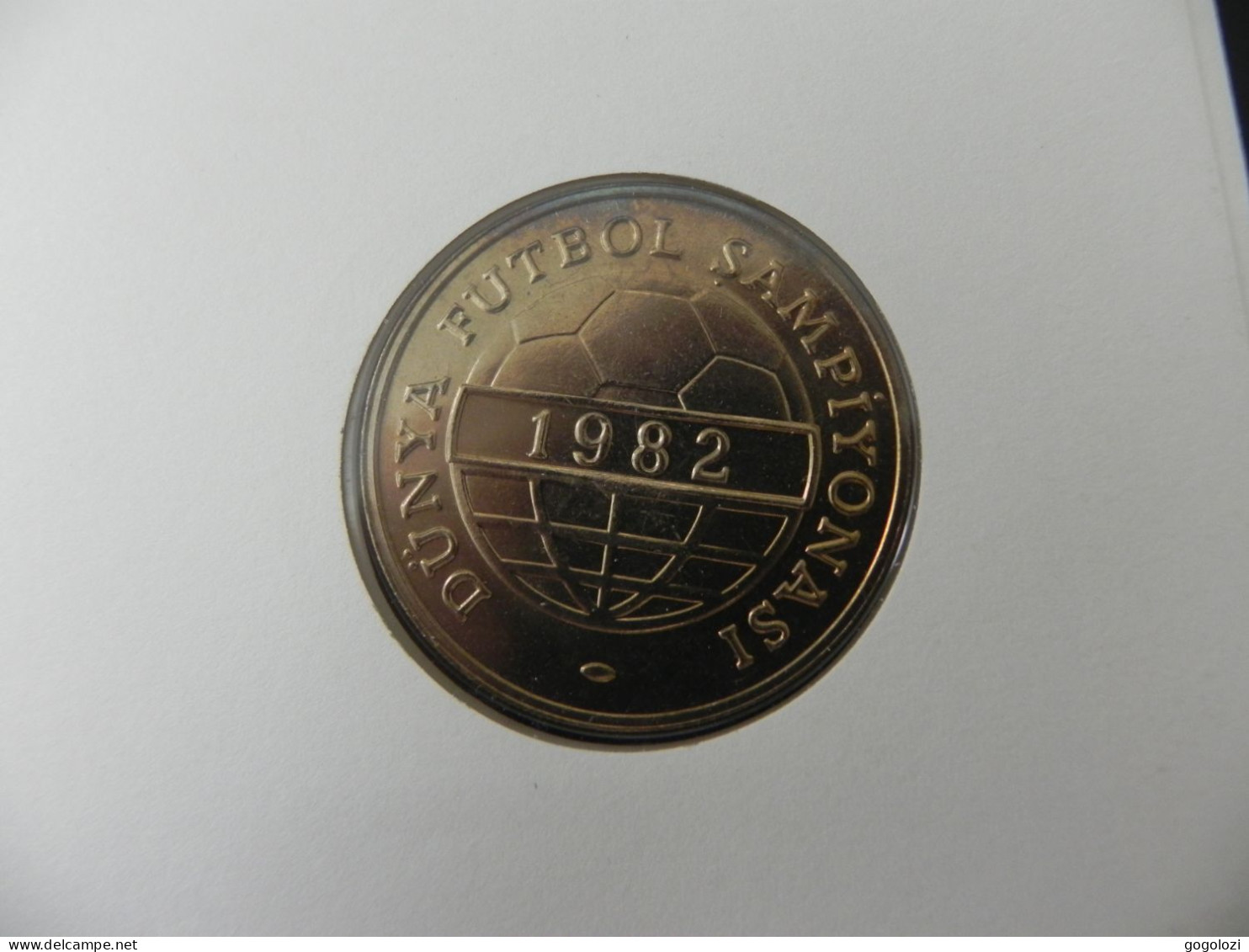 Turkey 100 Lira 1982 - Football World Cup 1982 In Spain - Numis Letter 1985 - Turkey