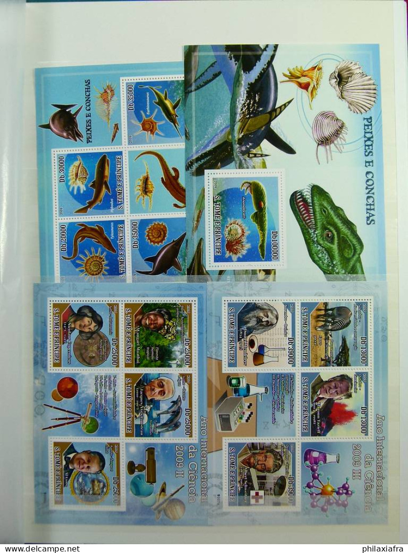 Collection Théme Diverse, avec timbres, neufs ** , sur classificateur